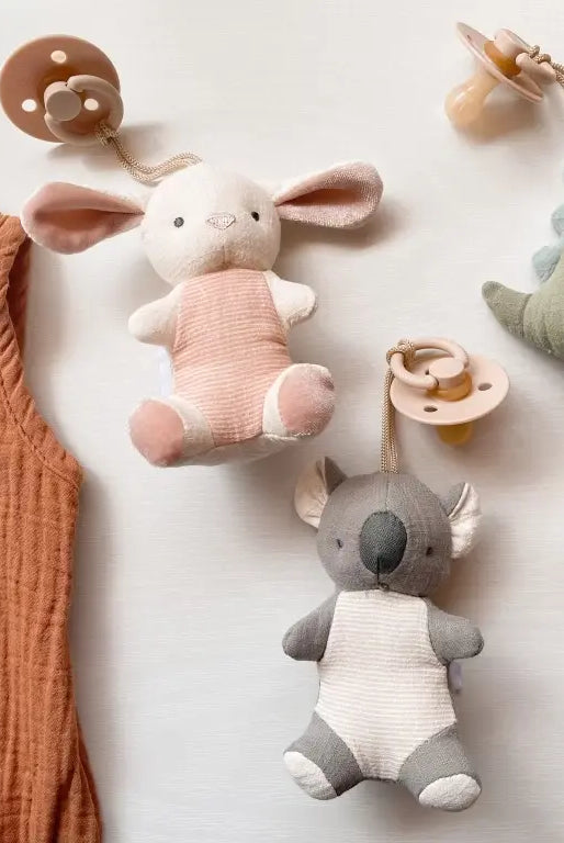 Itzy Ritzy Pacifier & Stuffed Animal Bitzy Pal-Toys-Deadwood South Boutique & Company-Deadwood South Boutique, Women's Fashion Boutique in Henderson, TX