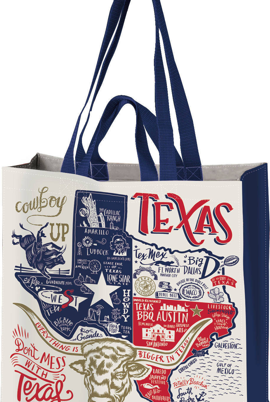 Texas Our Texas Market Tote-Texas Tote-Deadwood South Boutique & Company LLC-Deadwood South Boutique, Women's Fashion Boutique in Henderson, TX