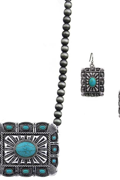 The Concho Fashion Earrings-Earrings-Deadwood South Boutique & Company-Deadwood South Boutique, Women's Fashion Boutique in Henderson, TX