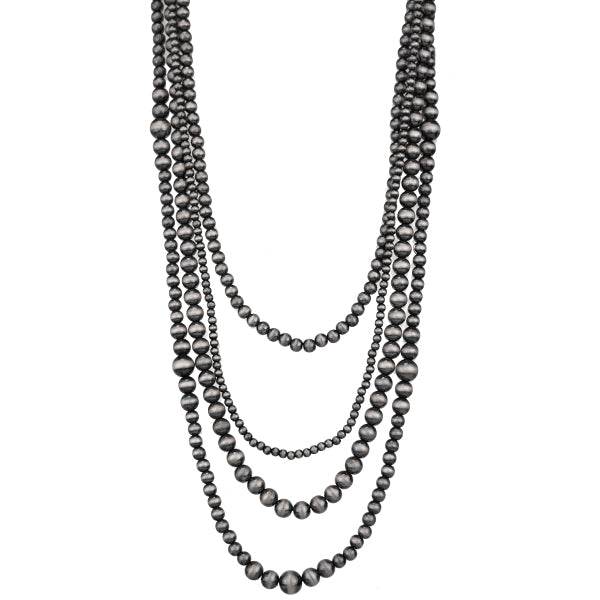 The Laura Layering Fashion Navajo Pearl Necklace-Necklaces-Deadwood South Boutique & Company-Deadwood South Boutique, Women's Fashion Boutique in Henderson, TX