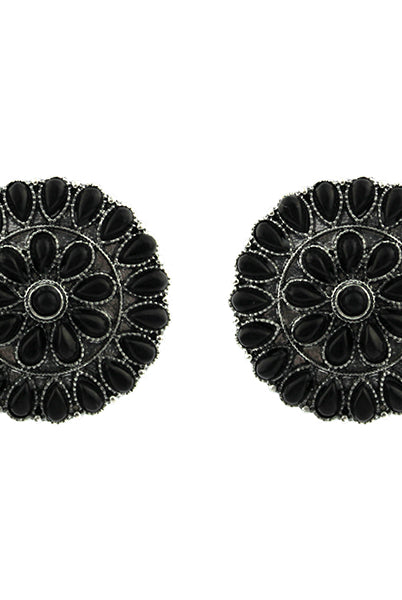 The Concho Fashion Earrings-Earrings-Deadwood South Boutique & Company-Deadwood South Boutique, Women's Fashion Boutique in Henderson, TX