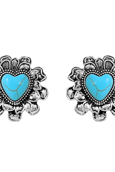 The Heartful Fashion Stud Earrings-jewelry-Deadwood South Boutique & Company-Deadwood South Boutique, Women's Fashion Boutique in Henderson, TX