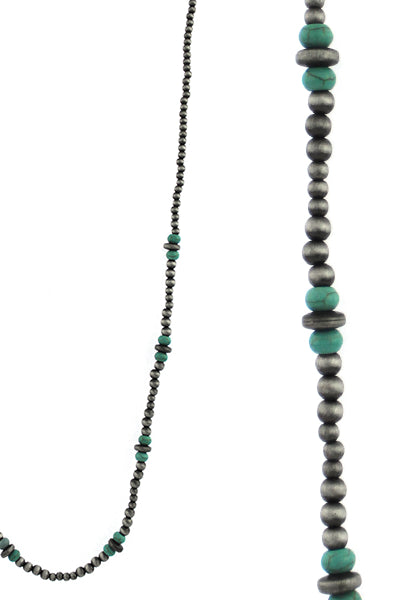 Possibilities & Navajo Pearl Fashion Necklace-Necklaces-Deadwood South Boutique & Company-Deadwood South Boutique, Women's Fashion Boutique in Henderson, TX