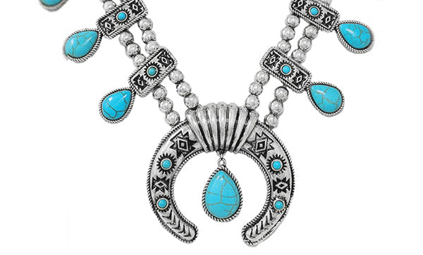 Aztec Squash Fashion Necklace-Jewelry-Deadwood South Boutique & Company LLC-Deadwood South Boutique, Women's Fashion Boutique in Henderson, TX