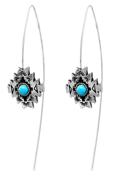 Cushing Western Fashion Earrings-Jewelry-Deadwood South Boutique & Company LLC-Deadwood South Boutique, Women's Fashion Boutique in Henderson, TX