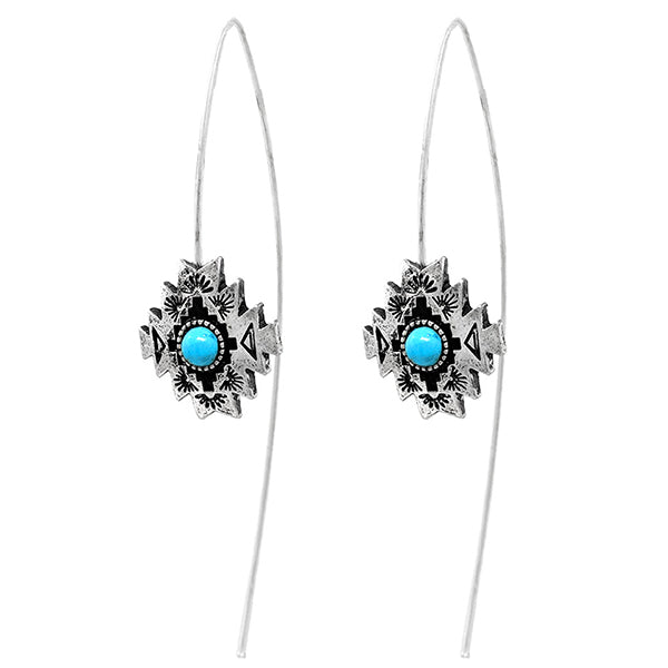 Cushing Western Fashion Earrings-Jewelry-Deadwood South Boutique & Company LLC-Deadwood South Boutique, Women's Fashion Boutique in Henderson, TX