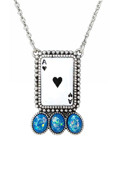 Ace High Necklace-Jewelry-Deadwood South Boutique & Company LLC-Deadwood South Boutique, Women's Fashion Boutique in Henderson, TX