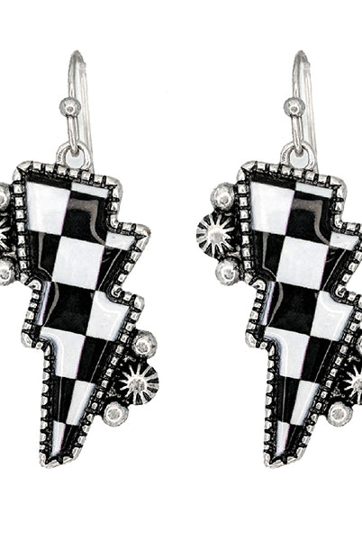 Lucy Lightening Fashion Earrings-Jewelry-Deadwood South Boutique & Company LLC-Deadwood South Boutique, Women's Fashion Boutique in Henderson, TX