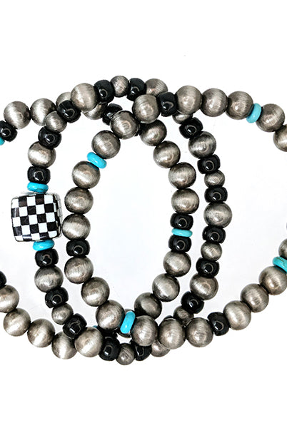 Checks and Balances Fashion Bracelet Set-Jewelry-Deadwood South Boutique & Company LLC-Deadwood South Boutique, Women's Fashion Boutique in Henderson, TX