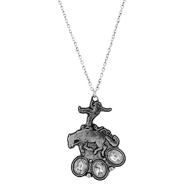 Bronc Buster Fashion Necklace-Jewelry-Deadwood South Boutique & Company LLC-Deadwood South Boutique, Women's Fashion Boutique in Henderson, TX