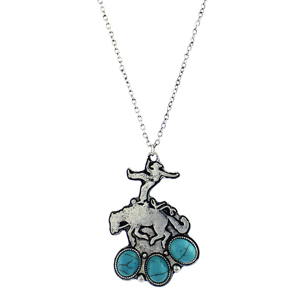 Bronc Buster Fashion Necklace-Jewelry-Deadwood South Boutique & Company LLC-Deadwood South Boutique, Women's Fashion Boutique in Henderson, TX