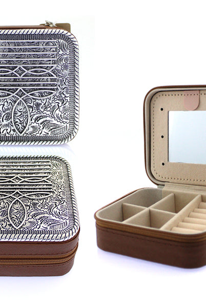 Boot Stitch Jewelry Case-Jewelry Case-Deadwood South Boutique & Company LLC-Deadwood South Boutique, Women's Fashion Boutique in Henderson, TX