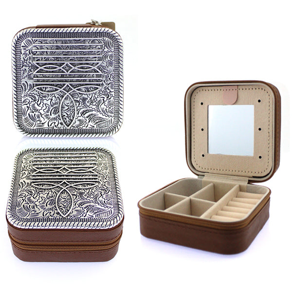 Boot Stitch Jewelry Case-Jewelry Case-Deadwood South Boutique & Company LLC-Deadwood South Boutique, Women's Fashion Boutique in Henderson, TX