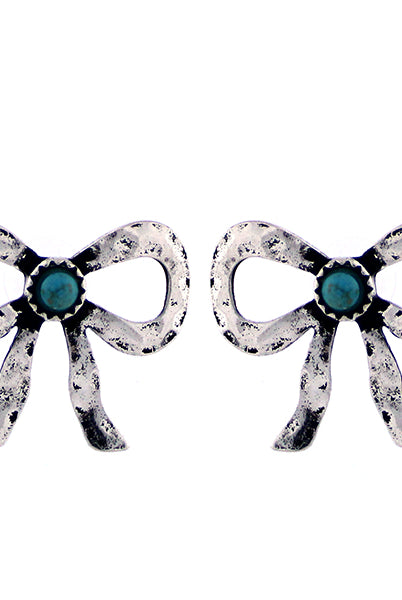 Cassie Fashion Bow Western Earrings-Jewelry-Deadwood South Boutique & Company LLC-Deadwood South Boutique, Women's Fashion Boutique in Henderson, TX