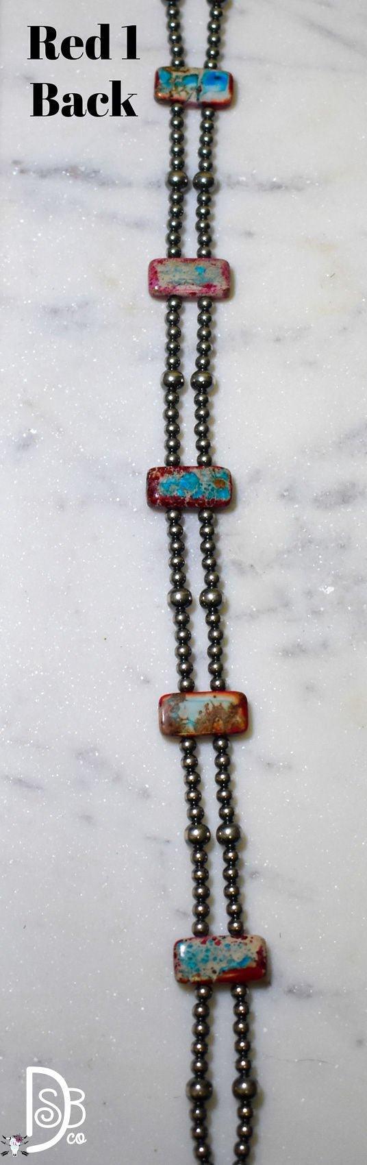 13” Sterling Silver Pearls & Rectangle Variscite Turquoise Choker - Deadwood South Boutique & Company LLC