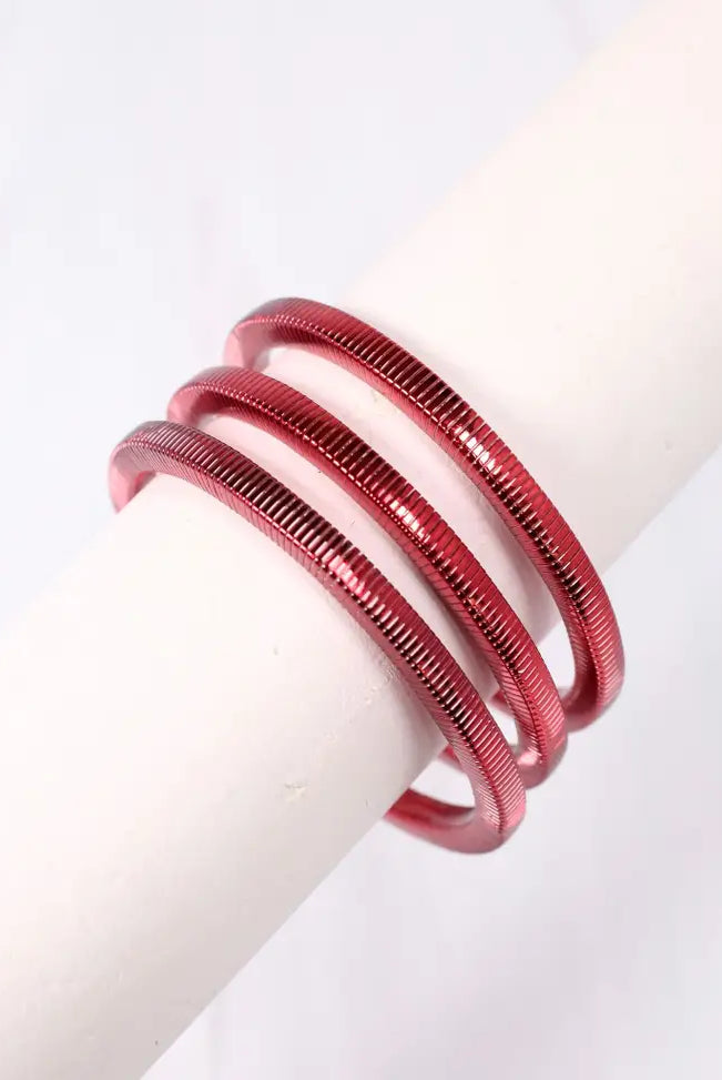 Hannah Stretch Metal Bracelet Set-Bracelets-Deadwood South Boutique & Company-Deadwood South Boutique, Women's Fashion Boutique in Henderson, TX