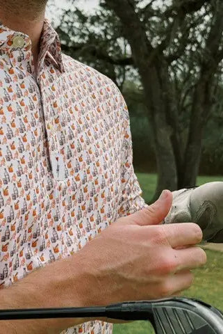 Old Fashion Men's Polo-Men's Shirt-Deadwood South Boutique & Company LLC-Deadwood South Boutique, Women's Fashion Boutique in Henderson, TX