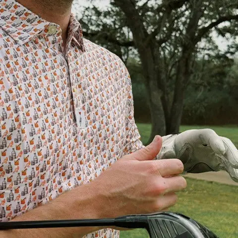 Old Fashion Men's Polo-Men's Shirt-Deadwood South Boutique & Company LLC-Deadwood South Boutique, Women's Fashion Boutique in Henderson, TX