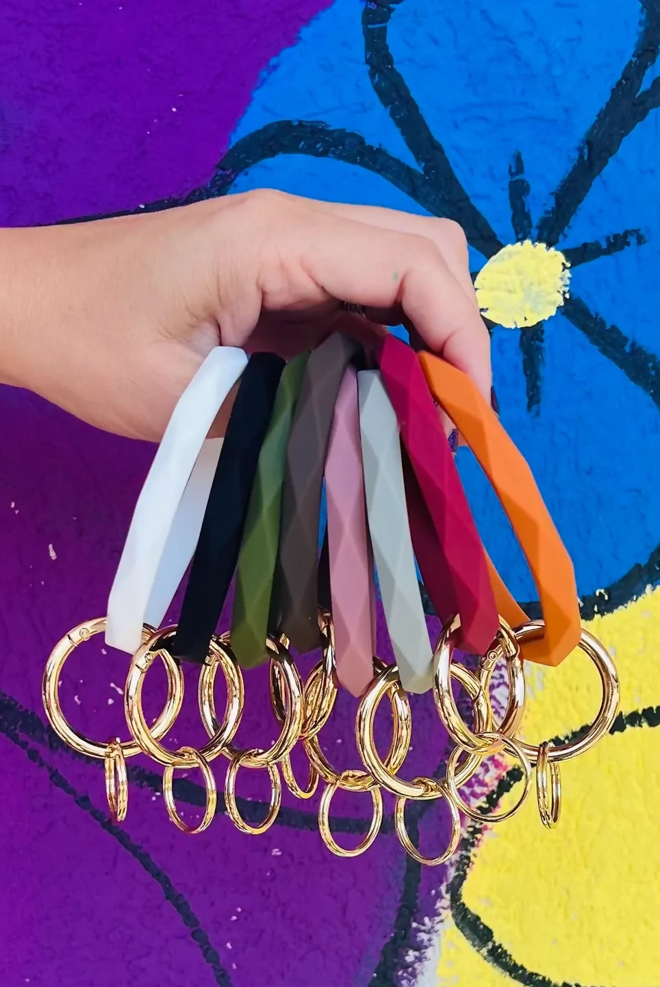 Silicone Keychain Bracelet-Key Chain-Faithful Glow-Deadwood South Boutique, Women's Fashion Boutique in Henderson, TX