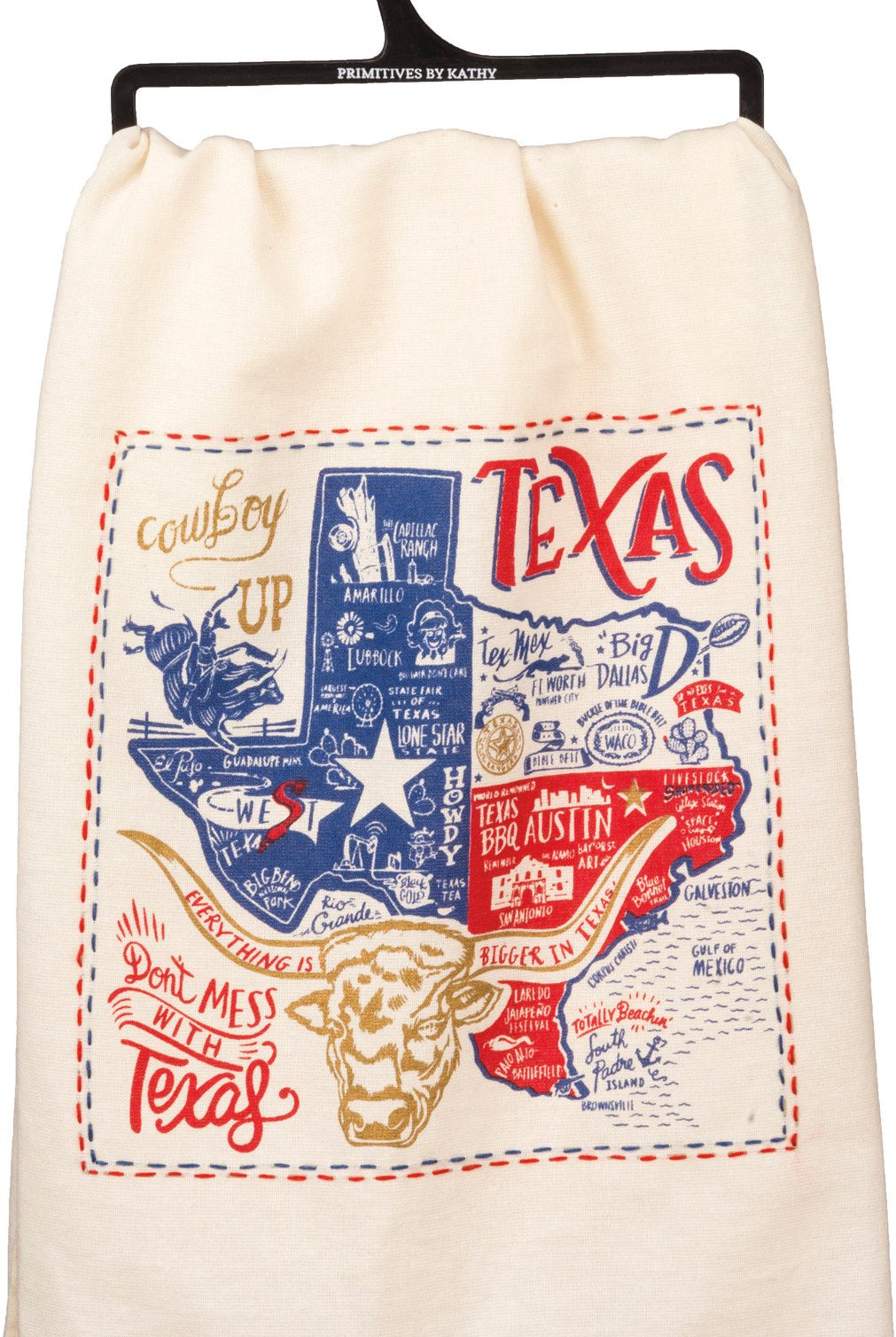 Texas Our Texas Tea Towel-Kitchen Towels-Deadwood South Boutique & Company LLC-Deadwood South Boutique, Women's Fashion Boutique in Henderson, TX