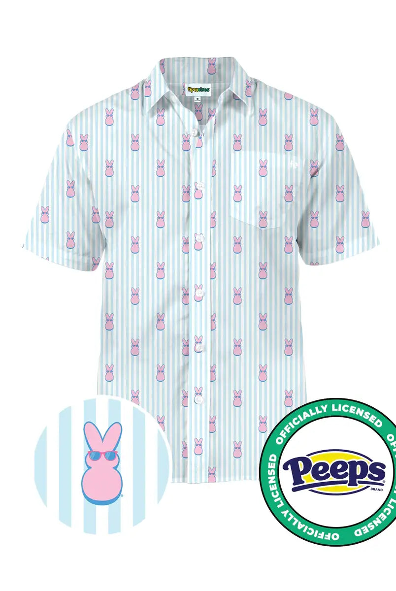 Peeps Shady Lil Sugar Button Down Shirt-Men's Shirt-Deadwood South Boutique & Company LLC-Deadwood South Boutique, Women's Fashion Boutique in Henderson, TX