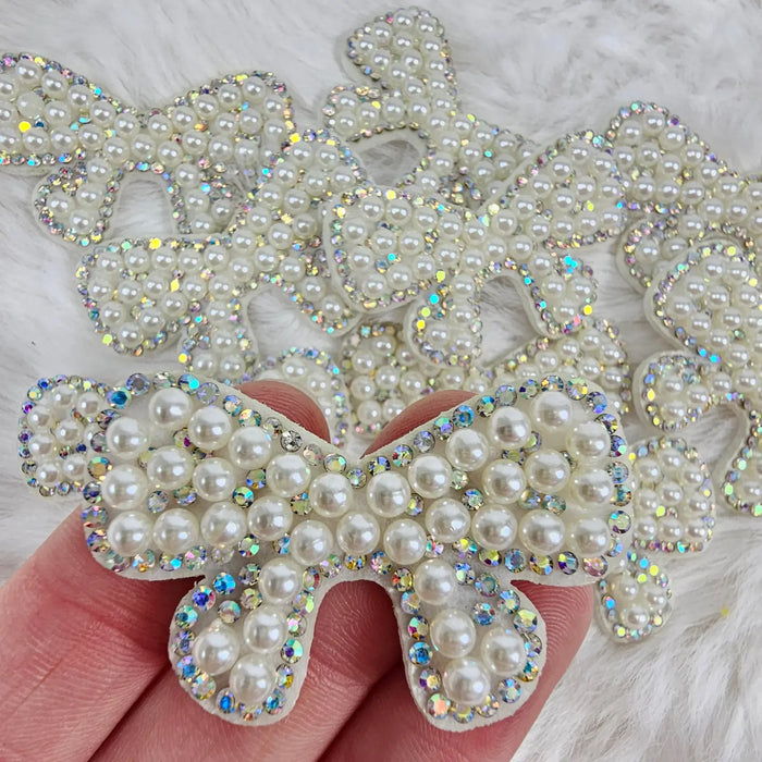 Pearl & Rhinestone Bow Patch-Accessories-Deadwood South Boutique & Company-Deadwood South Boutique, Women's Fashion Boutique in Henderson, TX