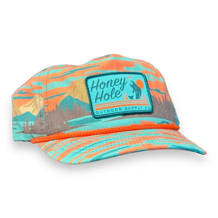 Honey Hole Sunscape Cap-Men's Cap-Deadwood South Boutique & Company LLC-Deadwood South Boutique, Women's Fashion Boutique in Henderson, TX