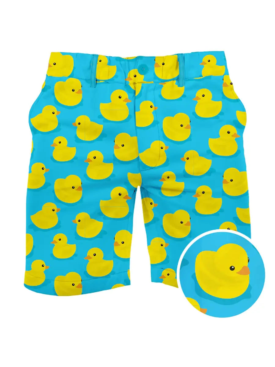 Rubber Ducky Men's Golf Shorts-Men's Short-Deadwood South Boutique & Company LLC-Deadwood South Boutique, Women's Fashion Boutique in Henderson, TX