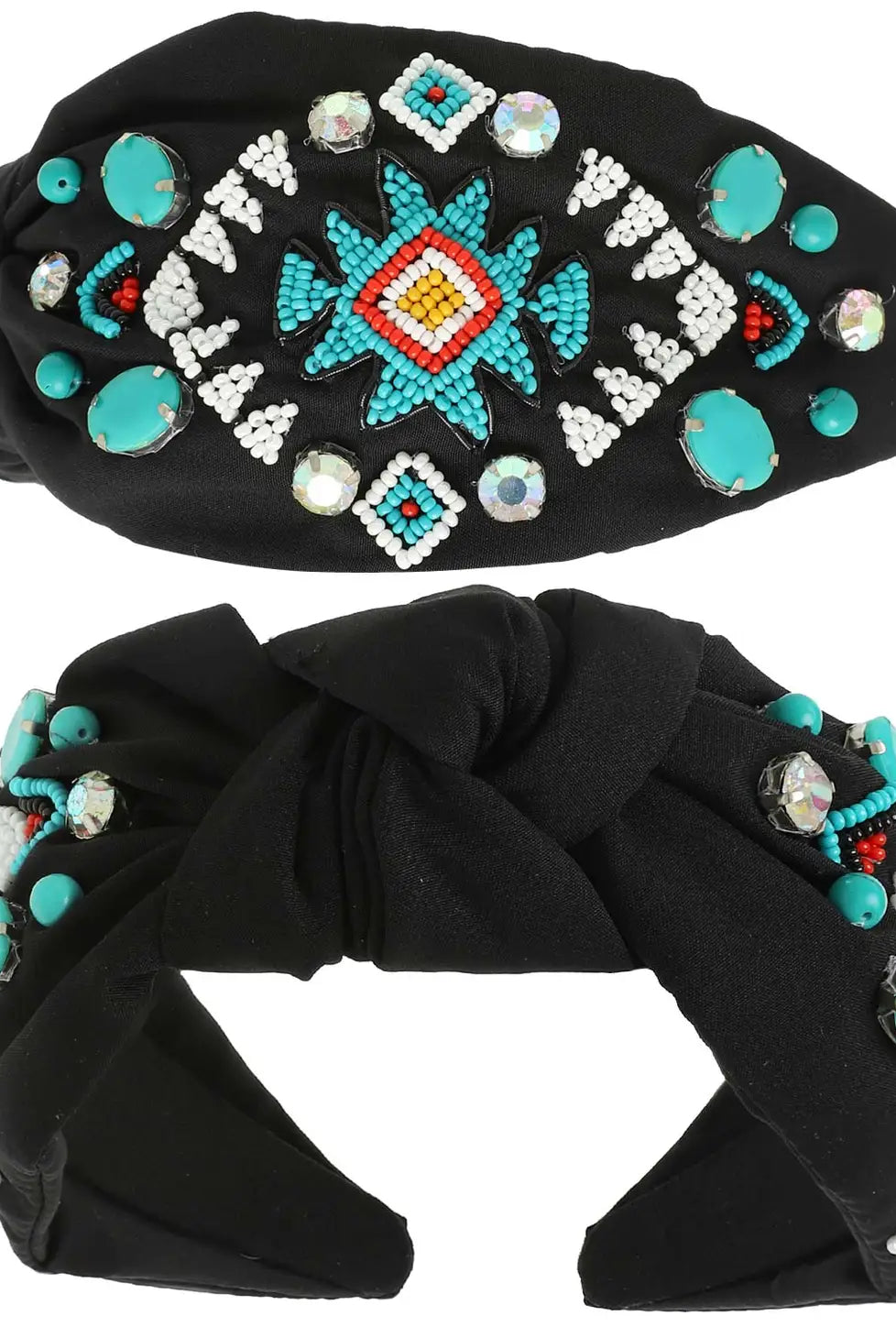 Western Aztec Beaded Headband-Headbands-Deadwood South Boutique & Company-Deadwood South Boutique, Women's Fashion Boutique in Henderson, TX