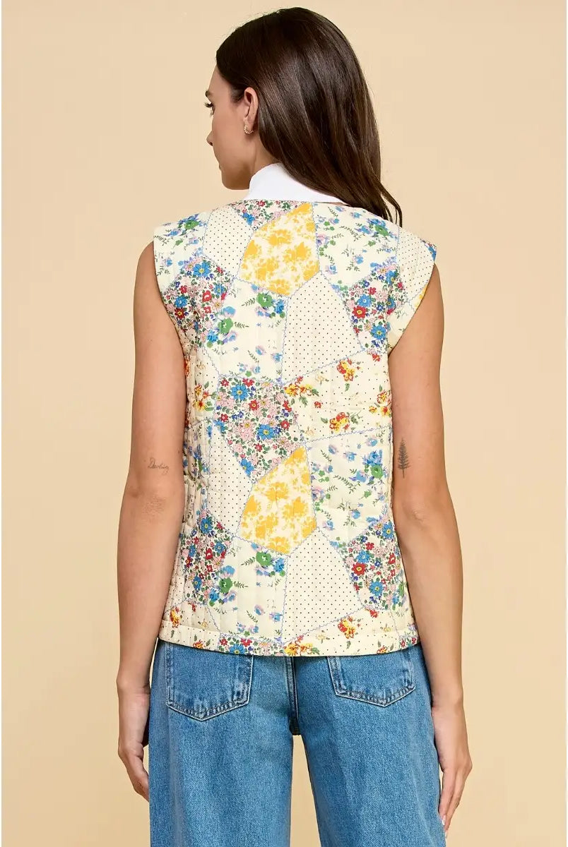 Janie Quilted Vest-Vest-Deadwood South Boutique & Company LLC-Deadwood South Boutique, Women's Fashion Boutique in Henderson, TX