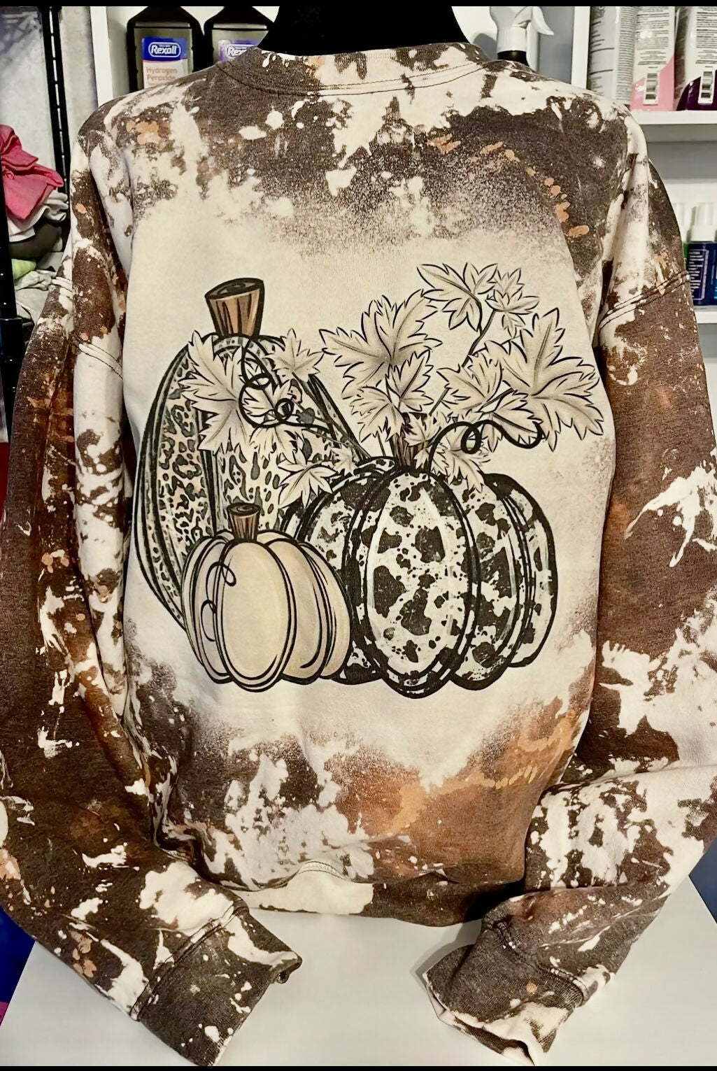 Thanksgiving Fall Pumpkin Sweatshirt-Tops & Tees-Vintage Cowgirl-Deadwood South Boutique, Women's Fashion Boutique in Henderson, TX