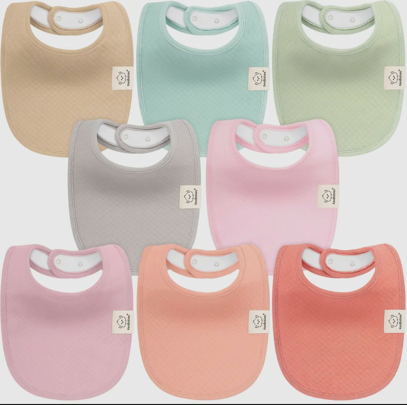 8pk Urban Drool Bibs - Deadwood South Boutique & Company LLC