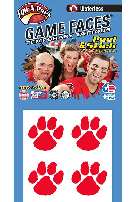 Spirit Game Face Temporary Tattoo-Temporary Tattoos-Deadwood South Boutique & Company-Deadwood South Boutique, Women's Fashion Boutique in Henderson, TX