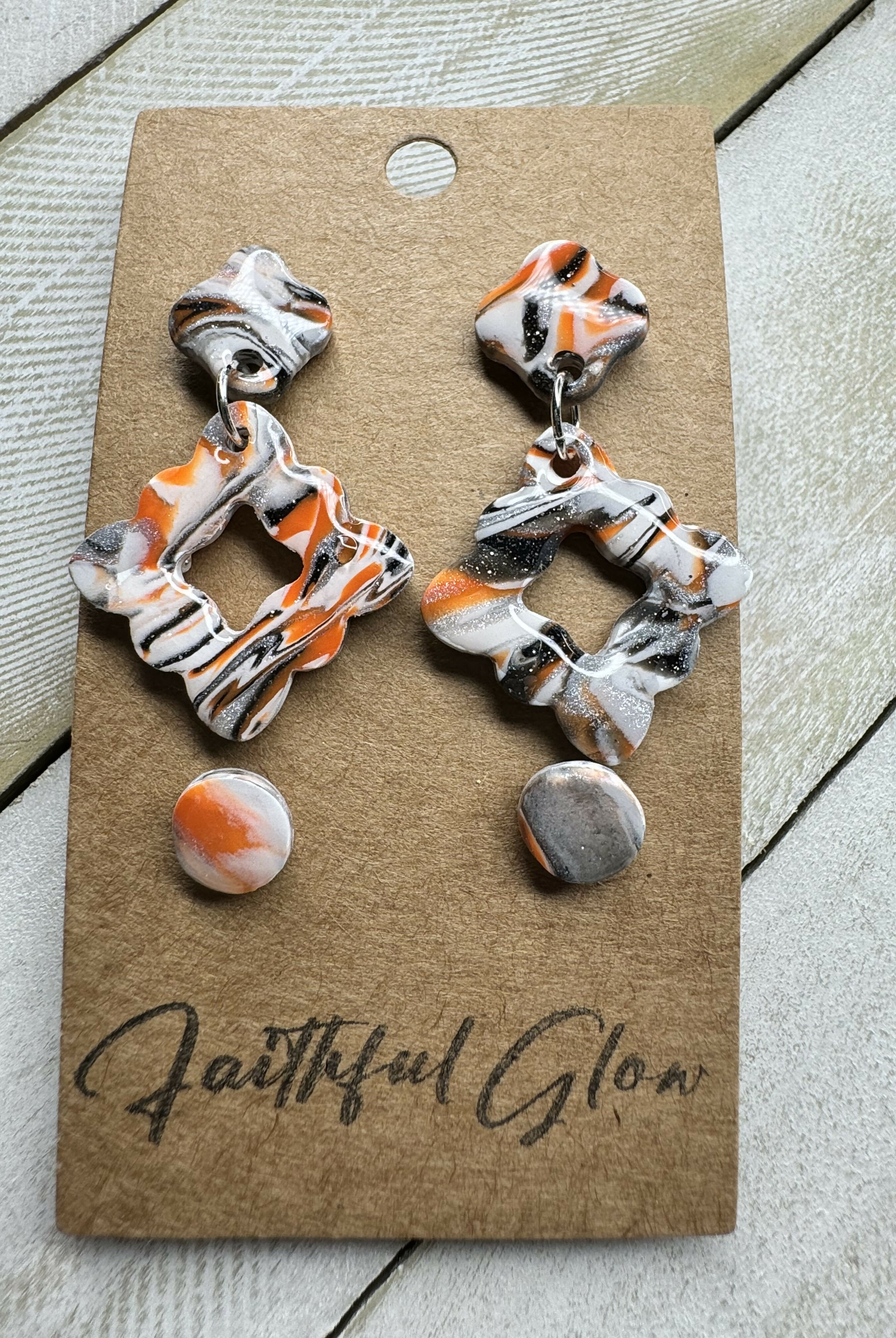 Hallo-Scream Dangle Stud Duo-Jewelry-Faithful Glow-Deadwood South Boutique, Women's Fashion Boutique in Henderson, TX