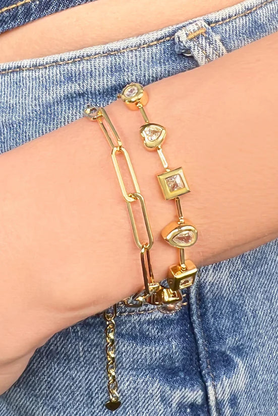 OMG Papers & Chains Bracelet-Bracelets-Deadwood South Boutique & Company LLC-Deadwood South Boutique, Women's Fashion Boutique in Henderson, TX