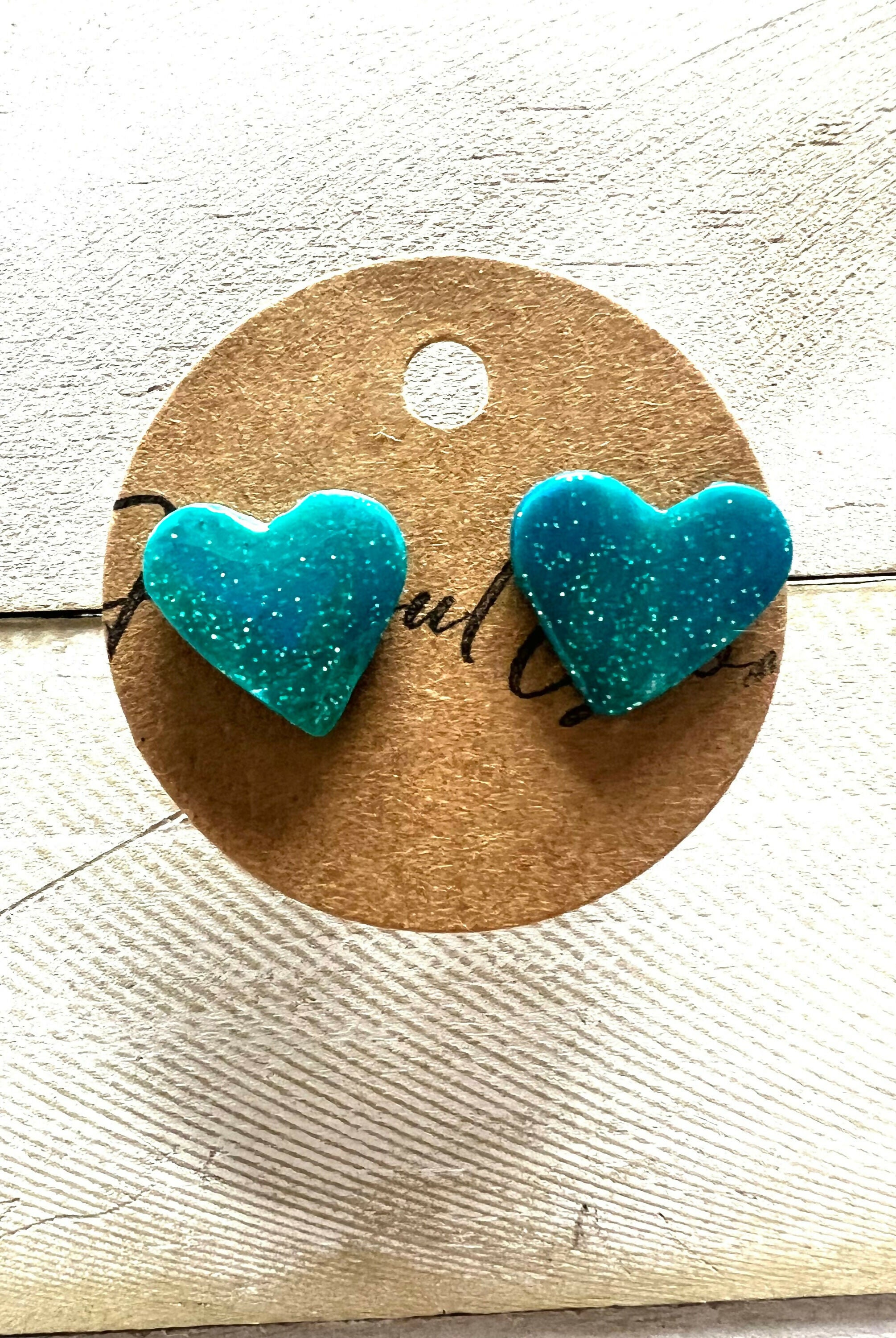 Sea Heart Studs-Earrings-Faithful Glow-Deadwood South Boutique, Women's Fashion Boutique in Henderson, TX