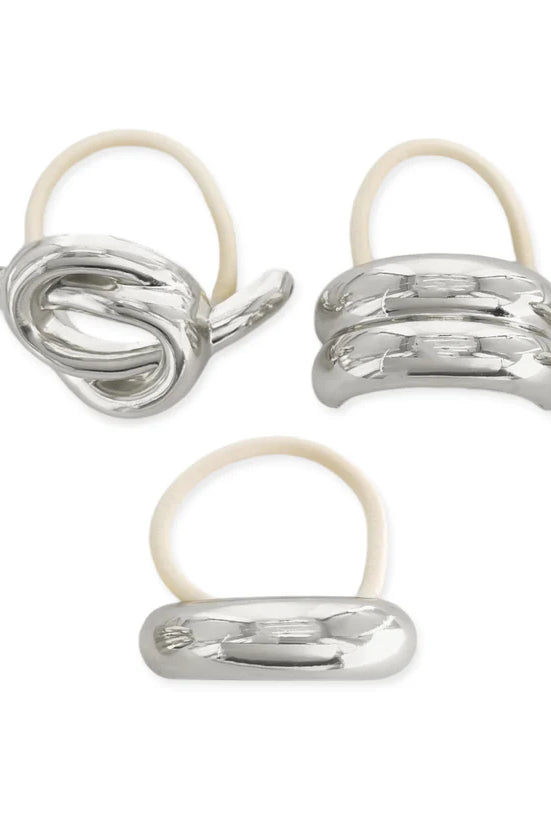 OMG 3 Piece Tori Hair Tie Set-Accessories-Deadwood South Boutique & Company LLC-Deadwood South Boutique, Women's Fashion Boutique in Henderson, TX