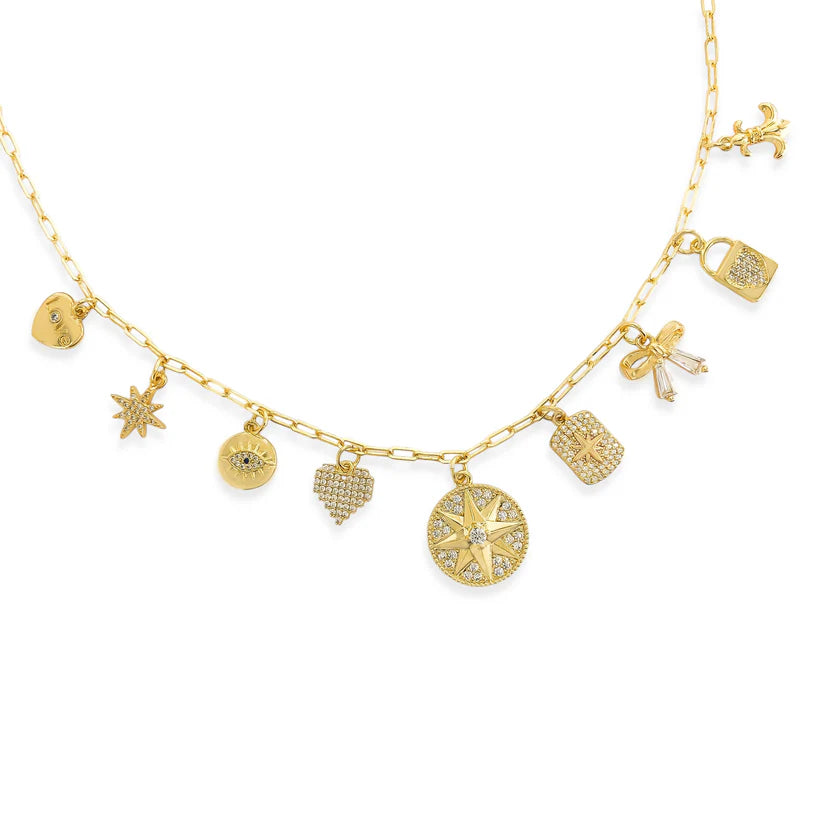 OMG Seeing Eye Charm Necklace-Jewelry-Deadwood South Boutique & Company LLC-Deadwood South Boutique, Women's Fashion Boutique in Henderson, TX