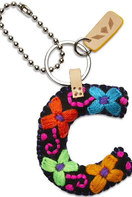 Consuela Black Felt Letter Charms-Bags & Purses-Consuela-Deadwood South Boutique, Women's Fashion Boutique in Henderson, TX