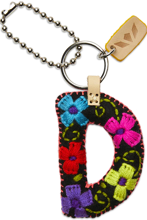 Consuela Black Felt Letter Charms-Bags & Purses-Consuela-Deadwood South Boutique, Women's Fashion Boutique in Henderson, TX