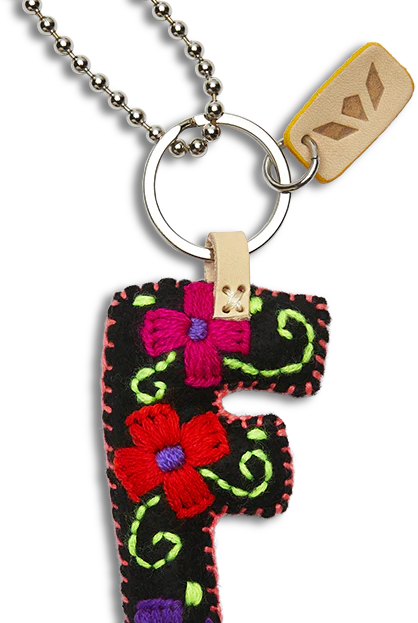 Consuela Black Felt Letter Charms-Bags & Purses-Consuela-Deadwood South Boutique, Women's Fashion Boutique in Henderson, TX