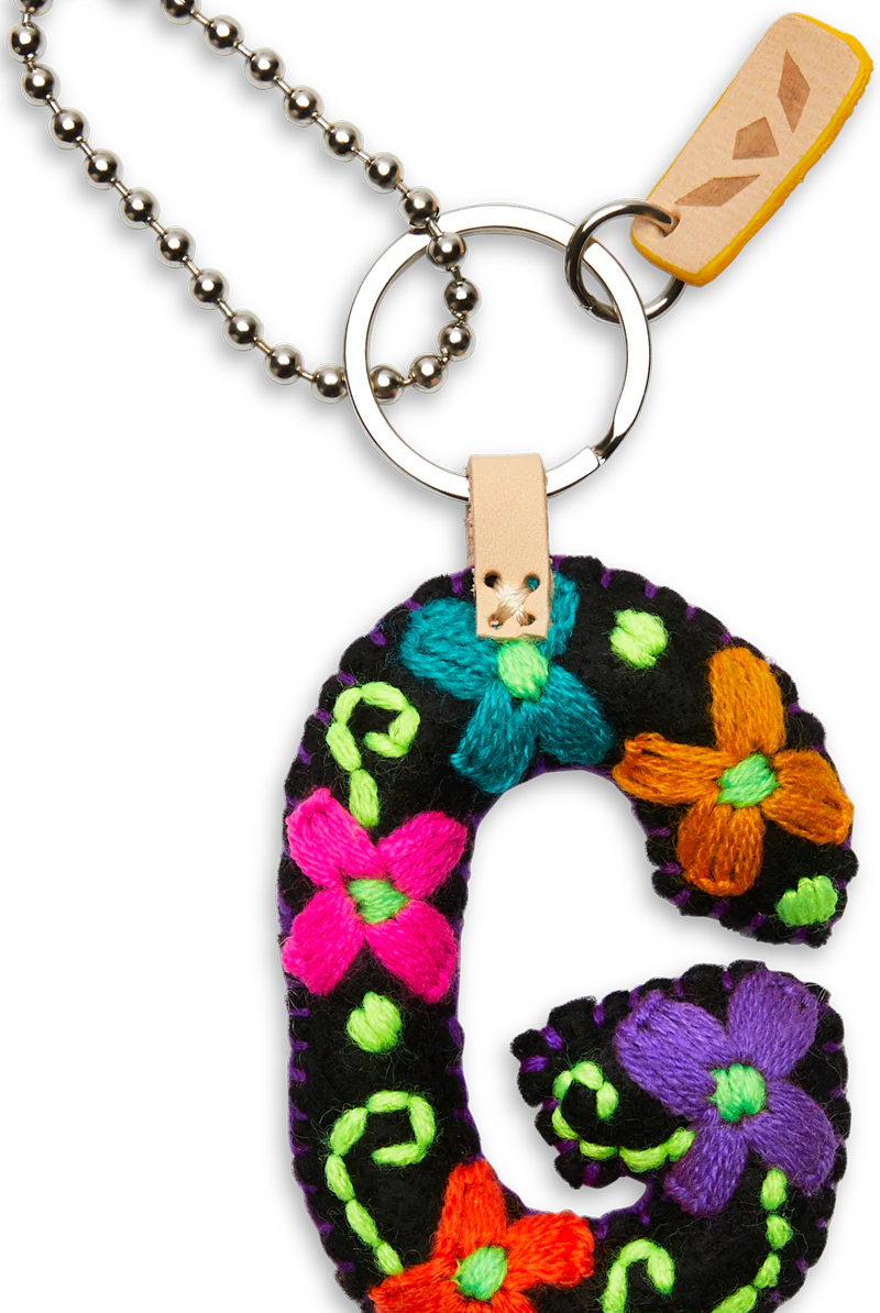 Consuela Black Felt Letter Charms-Bags & Purses-Consuela-Deadwood South Boutique, Women's Fashion Boutique in Henderson, TX