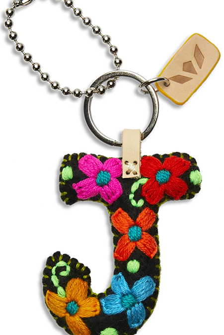 Consuela Black Felt Letter Charms-Bags & Purses-Consuela-Deadwood South Boutique, Women's Fashion Boutique in Henderson, TX