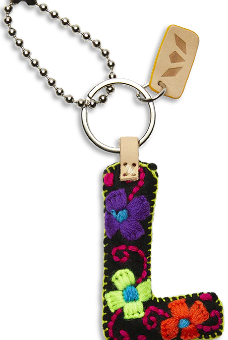 Consuela Black Felt Letter Charms-Bags & Purses-Consuela-Deadwood South Boutique, Women's Fashion Boutique in Henderson, TX