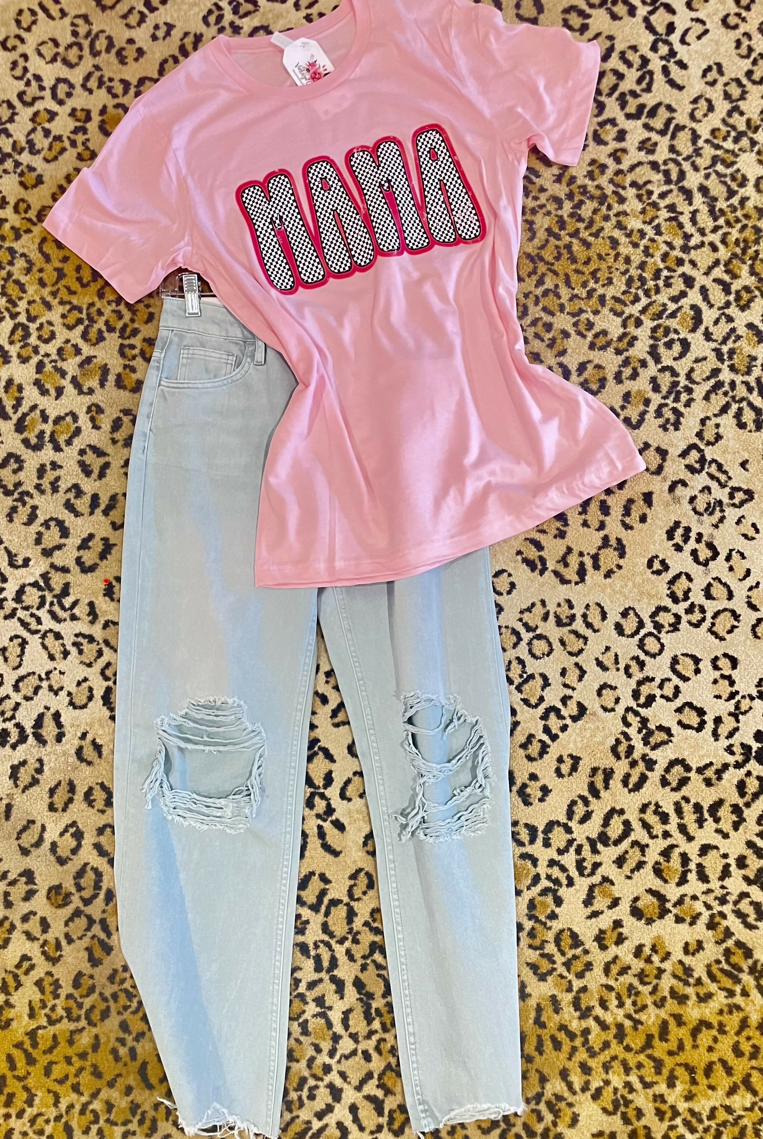 MAMA T-Shirt-Graphic Tees-Vintage Cowgirl-Deadwood South Boutique, Women's Fashion Boutique in Henderson, TX