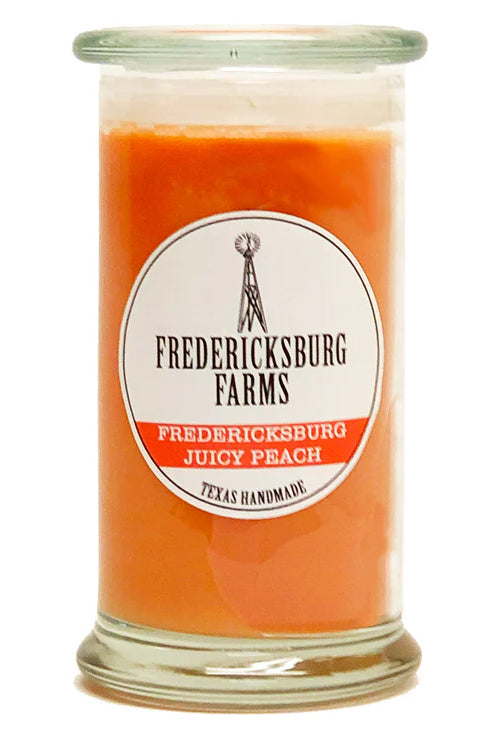 Fredericksburg Farms Juicy Peach 16oz Candle-Candles-Deadwood South Boutique & Company-Deadwood South Boutique, Women's Fashion Boutique in Henderson, TX