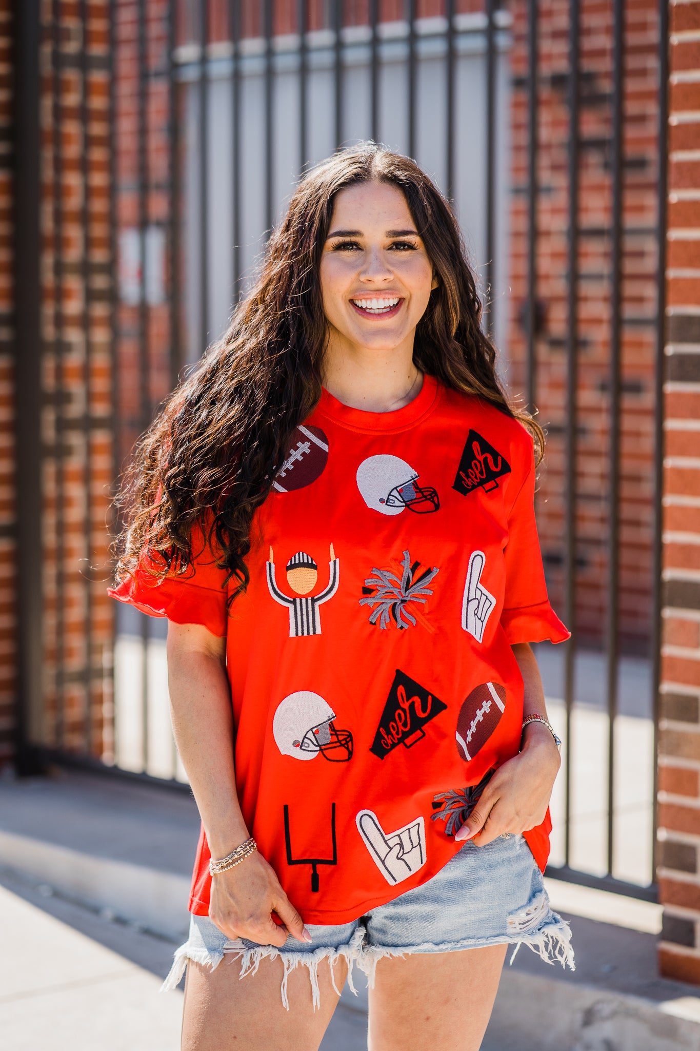 Friday Night Lights Top-Graphic Tees-Deadwood South Boutique & Company-Deadwood South Boutique, Women's Fashion Boutique in Henderson, TX