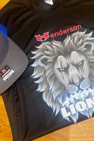 Lions Black Dri Fit Tee-Mens-Deadwood South Boutique & Company LLC-Deadwood South Boutique, Women's Fashion Boutique in Henderson, TX