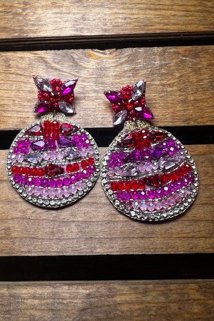 Bling Me Beaded Ornament Earrings-Jewelry-Deadwood South Boutique & Company LLC-Deadwood South Boutique, Women's Fashion Boutique in Henderson, TX