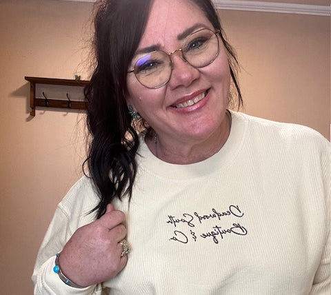 Deadwood South Boutique & Company Corded Sweatshirt-Tops & Tees-Deadwood South Boutique & Company LLC-Deadwood South Boutique, Women's Fashion Boutique in Henderson, TX